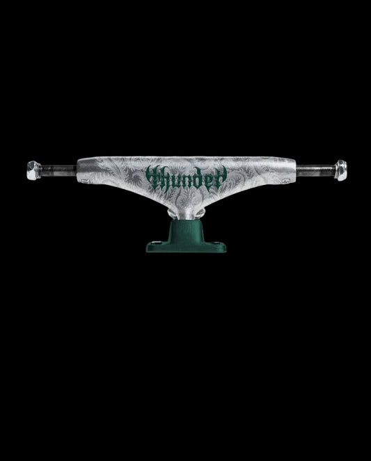 Thunder T-II Catalyst Regen Silver/Green High Performance Skate Trucks