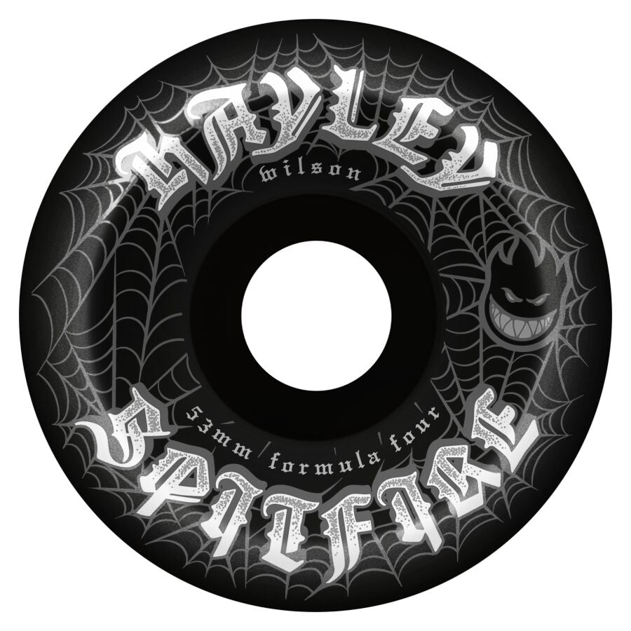 Spitfire Webbed Formula Four Conical Full Wilson Pro Black Wheels 53mm 99du