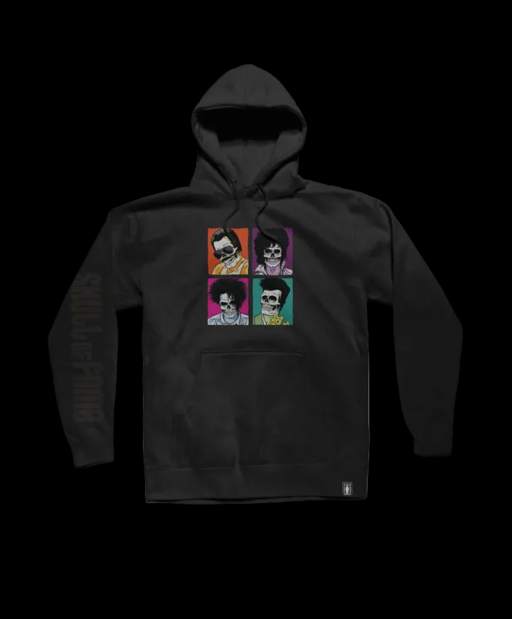 Girl Skateboards "Skull of Fame" Squad Mercury Morrissey Smith Prince Black *Limited Edition Skate Hoodie