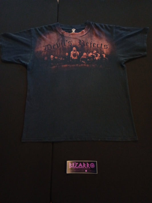 Vintage 2009 The Devils Rejects Horror Film Rob Zombie Promo Last Supper Shirt Large