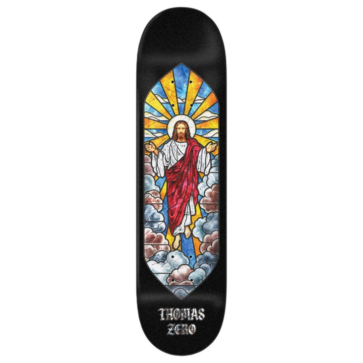 Zero Skateboards Stained Glass Series Jesus & Devil (Baphomet) Set of 2 Skate Decks