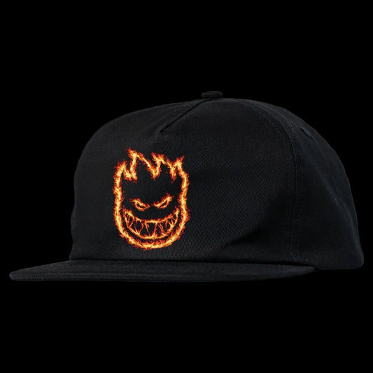 Spitfire Wheels (Spring 26') "Charred Remains" Bighead Black Snapback Skate Hat