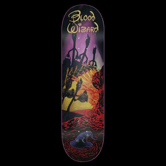 Blood Wizard "Darktasia Series" Sorcerer's Demise Walt Disney Cult Skate Deck 8.5"