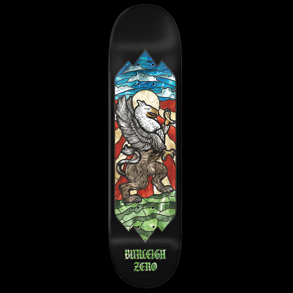 Zero Skateboards "Griffin" Stained Glass Series Burleigh Pro Skate Deck 8.5"