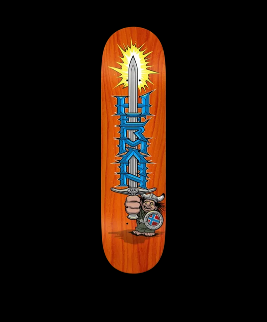 Real (Spring 26') "Mighty" Trolldom Hermann Pro Skate Deck 8.5"