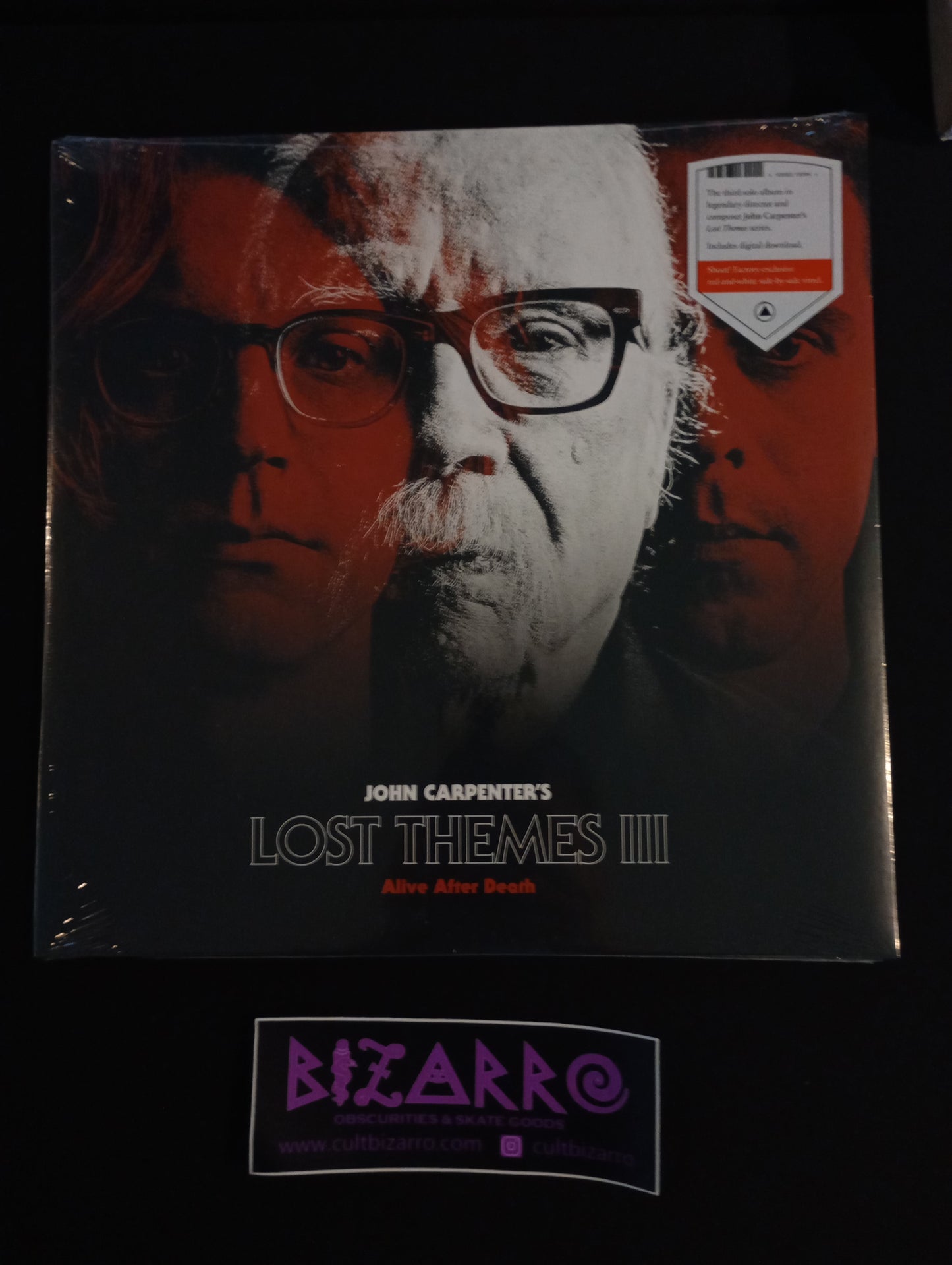 Waxwork Records Rob Zombie's Halloween 1 & 2 OST Vinyl Records w/slipmat + John Carpenter's Lost Themes III Vinyl Record