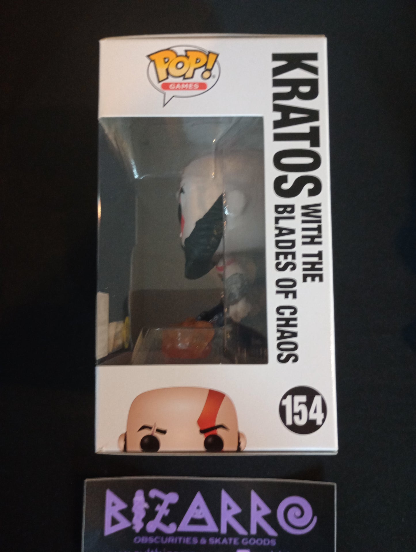 Funko Pop! PlayStation GameStop Exc GITD Kratos God of War #154 MINT