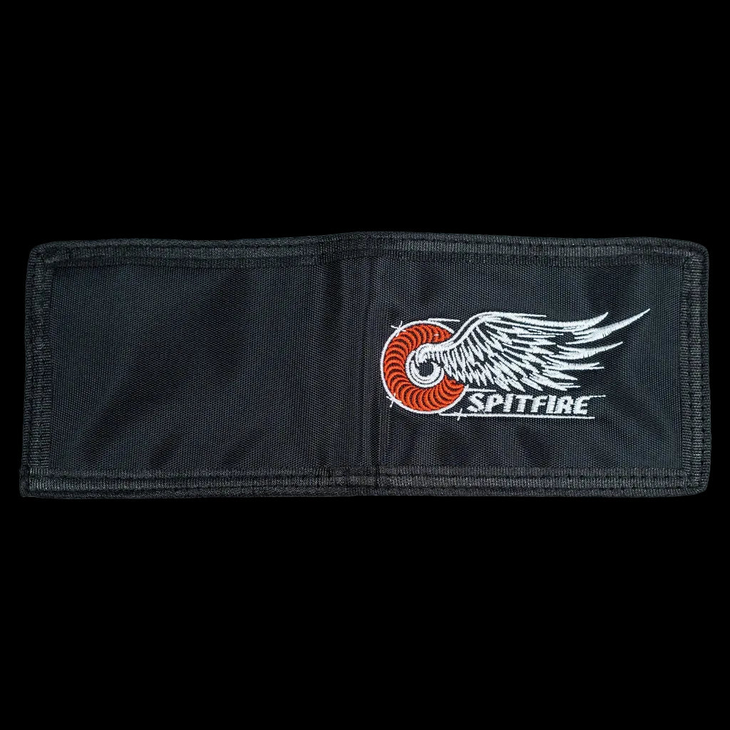 Spitfire Classic Wings Black Bi Fold Wallet