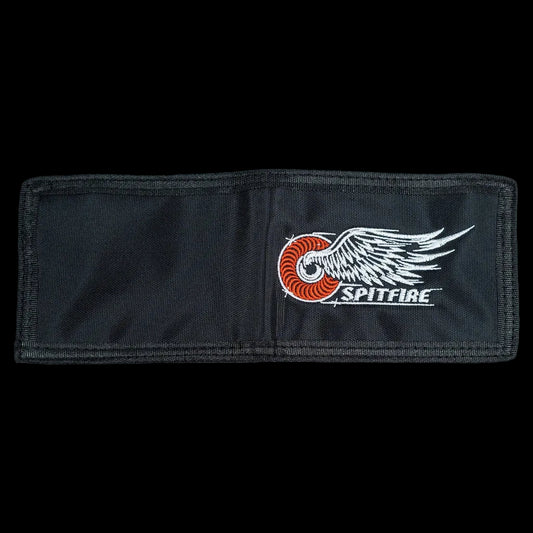 Spitfire Classic Wings Black Bi Fold Wallet