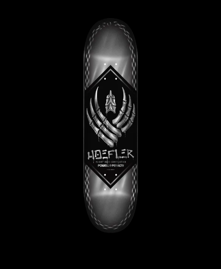 Powell Peralta "Chains" Silver Foil Hoefler Pro Flight Skate Deck 8"