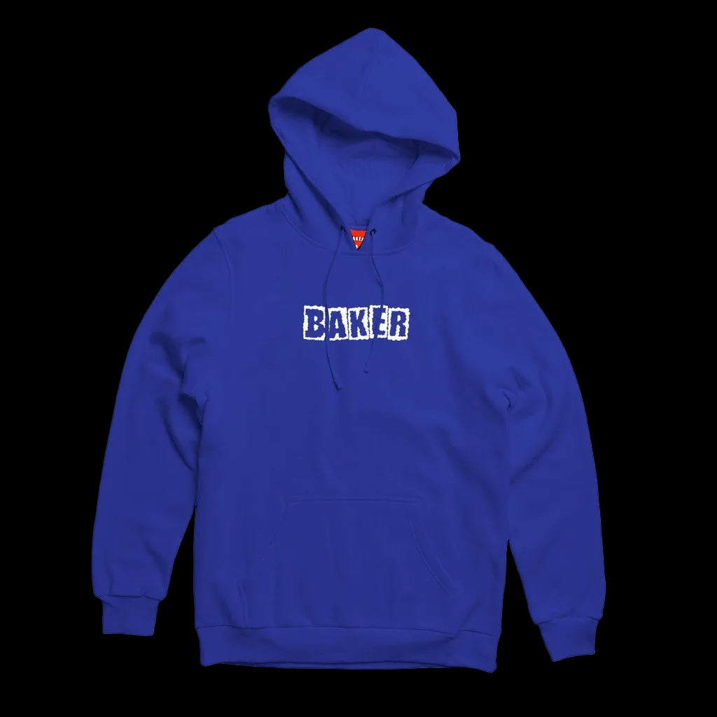Baker Skateboards Library Card Royal Blue Skate Hoodie Large