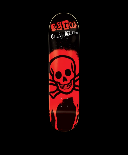 Zero Skateboards "Stencil" Reissue Erik Ellington Pro Skate Deck 8.25"