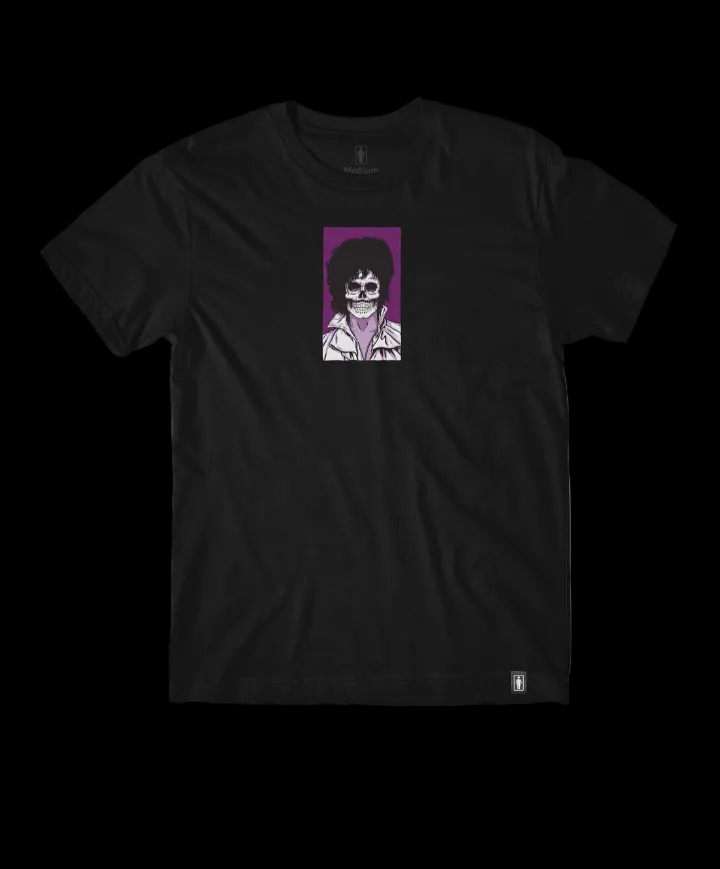 Girl Skateboards "Skull of Fame" Prince Black *Limited Edition Skate Shirt