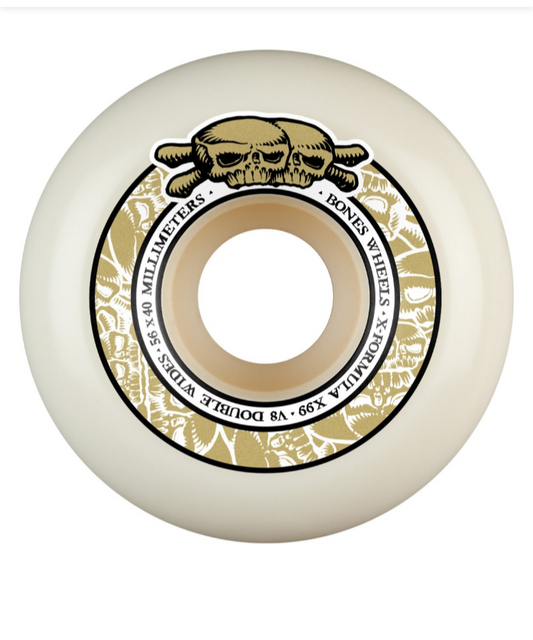 Bones X-Formula V8 Double Wides Skate Wheels Multi Sizes X99
