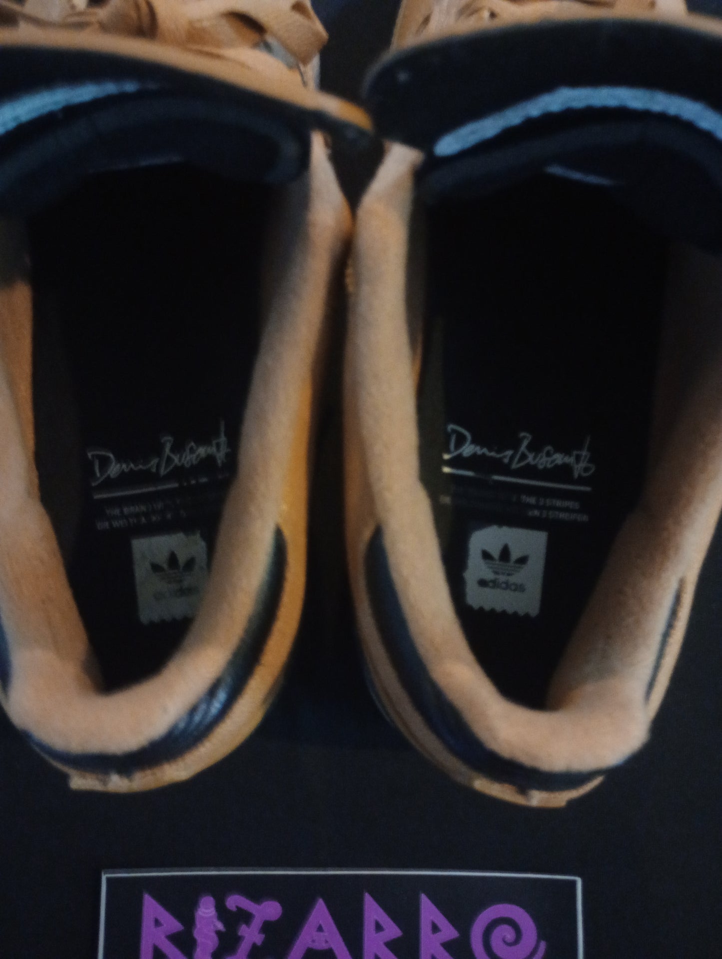 Adidas Busenitz Pro (Pre-Owned -Mint) Mesa Peanut Brown/Black/Gum Low skate shoes