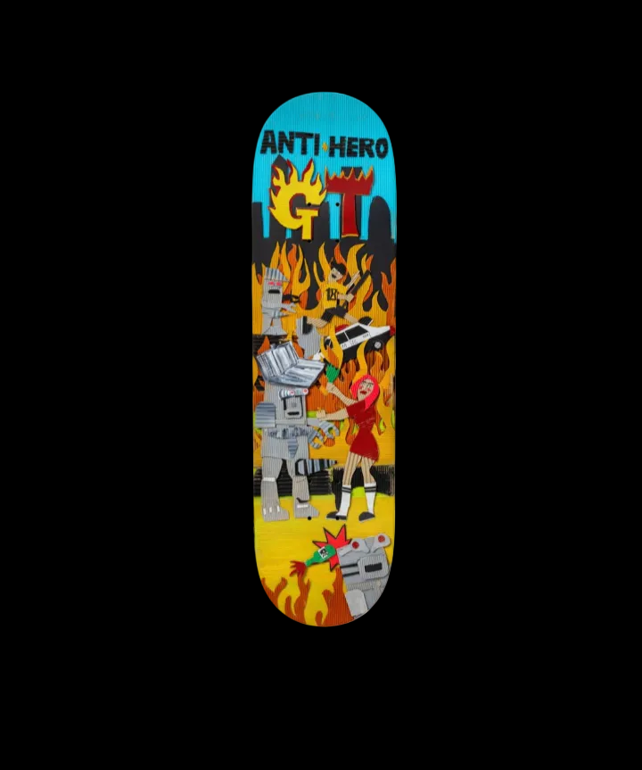 Anti-Hero Kenji Goto Art Collection (Murdered Journalist) Team, Chapman, Taylor Pro Skate Decks Full Set of 3