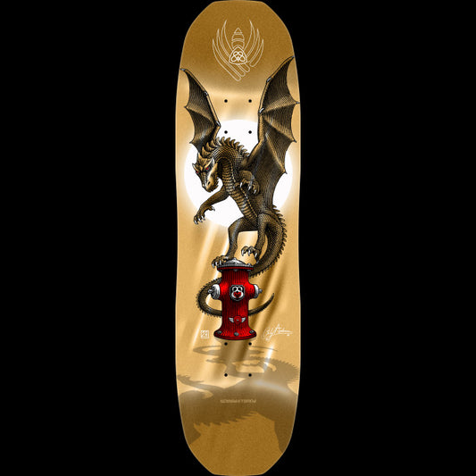 Powell Peralta Hydrant FLIGHT® Gold Foil - Shape 311 - Andy Anderson Pro Skate Deck 8.4" x 32"