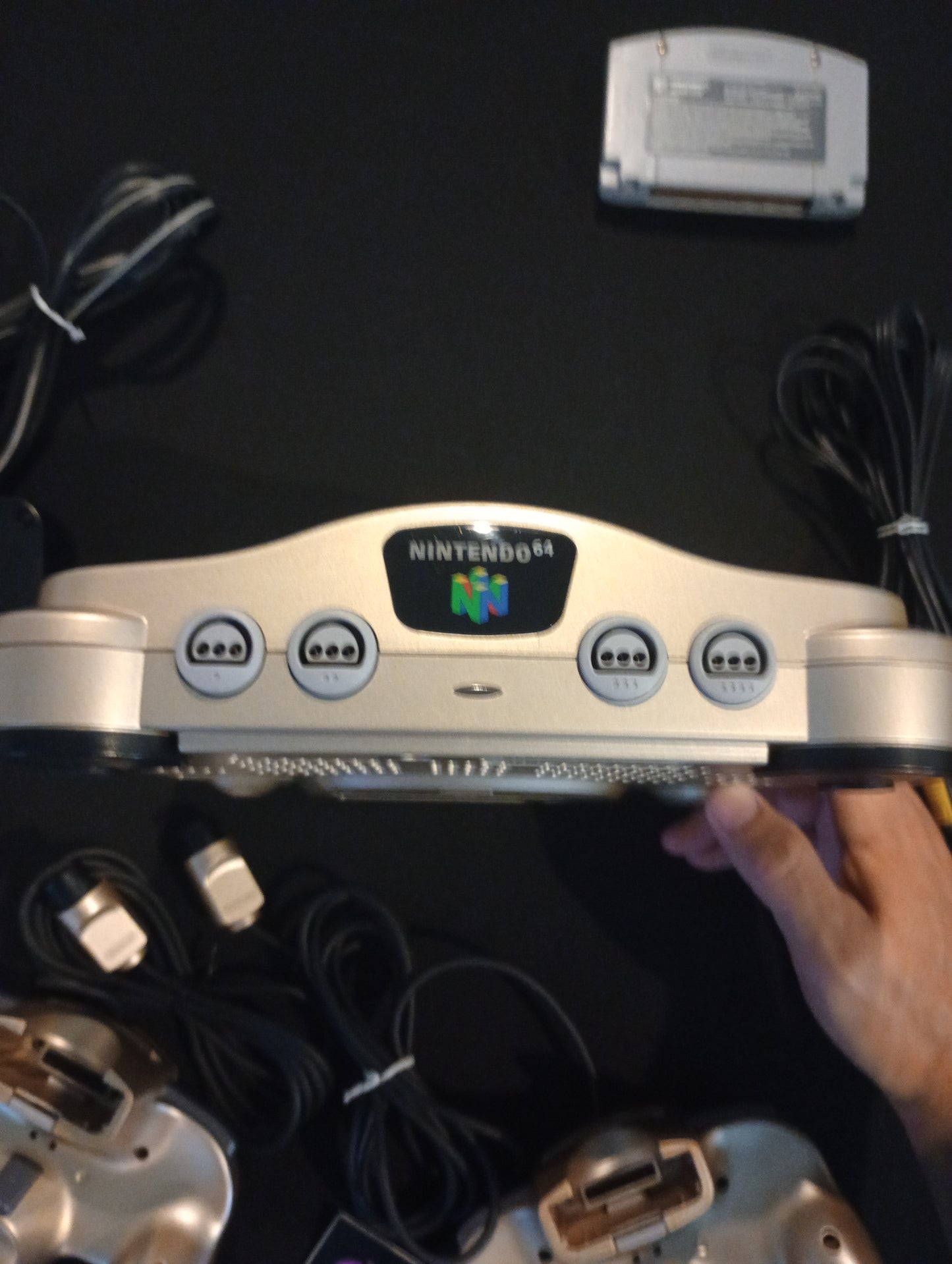 Gold Nintendo 64 "Toys R Us Exclusive" USA model w/ 2 Official Gold N64 Controllers & Dr. Mario game