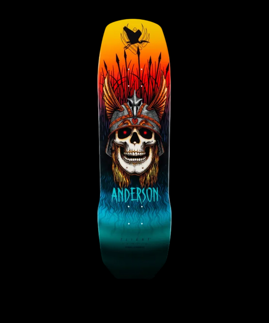 Powell Peralta "Heron Skull" FLIGHT® Andy Anderson Shaped Pro Skate Deck 9.13"