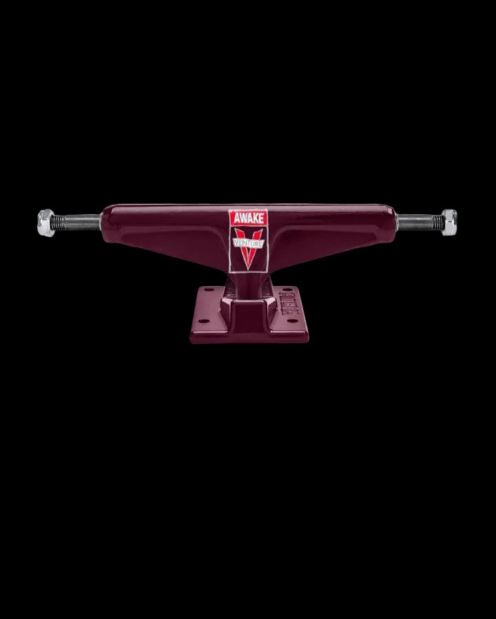 Venture "Scribble Awake" Maroon/Blood Red 5.6 Hi Pro Skate Trucks 8.25"