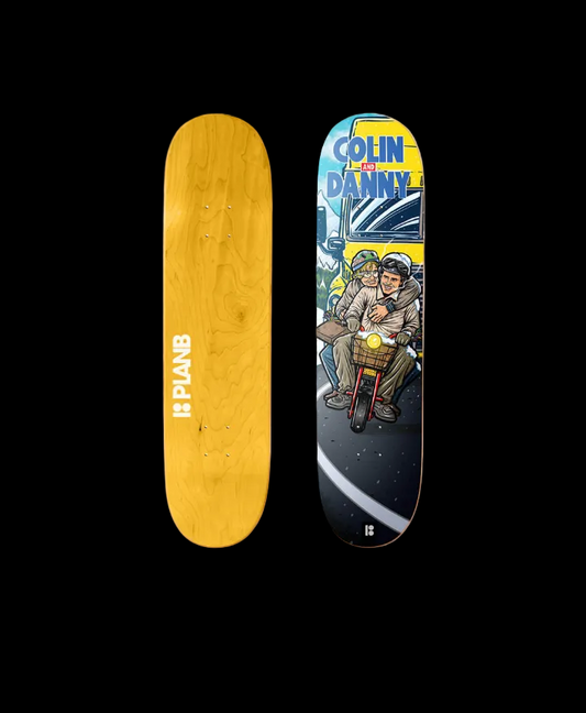 Plan B "Dumb and Dumber" Colin Mckay Danny Way Pro Skate Deck 8.25"