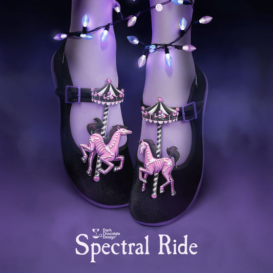 Hot Chocolate Design (Dark Chocolate) Chocolaticas® Spectral Ride Mary Jane Flats Shoes