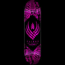 Powell Peralta Skeleton Pink Foil Pro Flight Skate Deck 8"