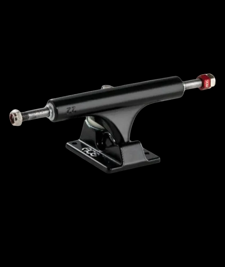 ACE AF1 Black Skate Trucks with rethreading nut