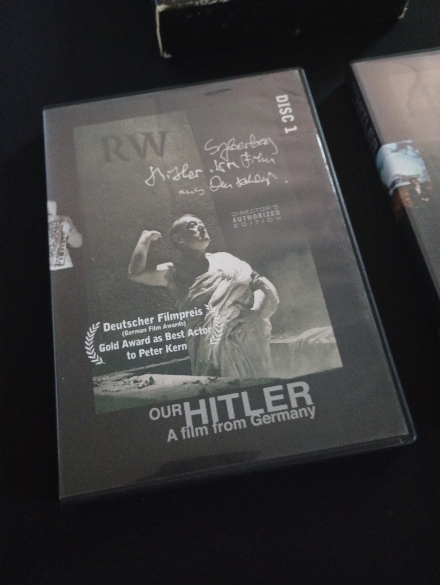 VERY RARE Our Hitler: A Film From Germany 2 DISC DVD Slipcover! booklet obscure
