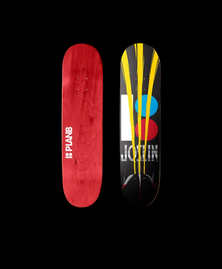 Plan B "Snikt" OG Twin Tail SOTY Chris Joslin Pro Skate Deck 8.375"