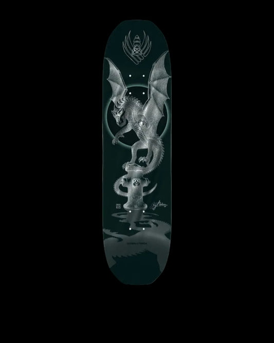 Powell Peralta Hydrant FLIGHT® 2 Silver Foil - Shape 323 - Andy Anderson Pro Skate Deck 8.4" x 32"