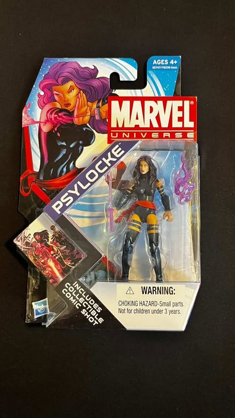 2012 Marvel Universe MCU Series 4 #005 Psylocke X-Men Action Figure 3.75"