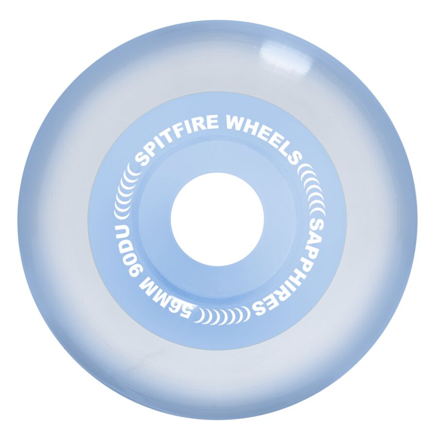Spitfire x April Skateboards Sapphires Full Conical Ice Blue Wheels 56mm 90du