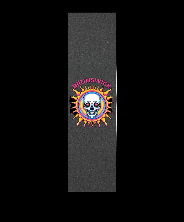 Brunswick "Sunburst" Horror Themed Black Grip Tape 9" x 33"