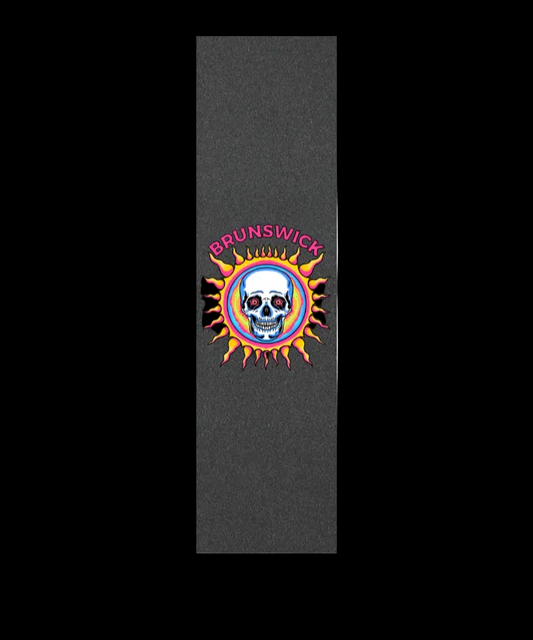 Brunswick "Sunburst" Horror Themed Black Grip Tape 9" x 33"