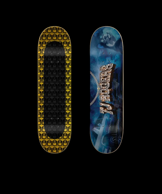 Sk8Mafia "Bang" Impact Light TJ Rogers Pro Skate Deck 8.25"