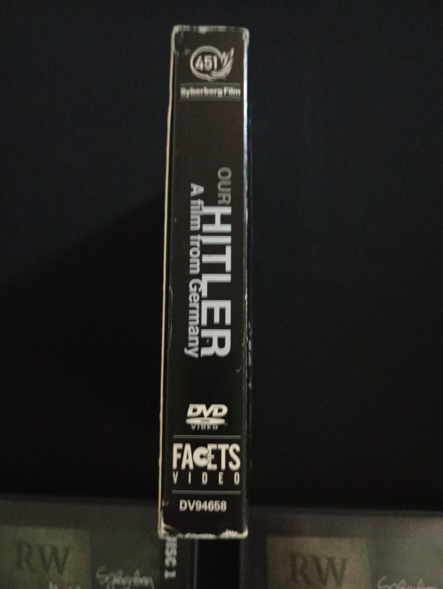 VERY RARE Our Hitler: A Film From Germany 2 DISC DVD Slipcover! booklet obscure
