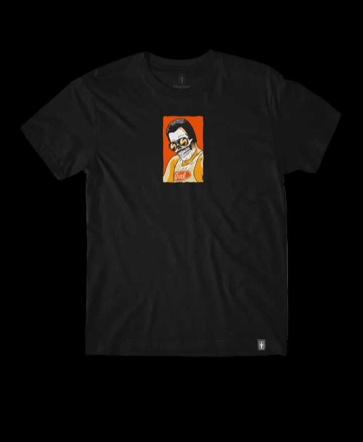 Girl Skateboards "Skull of Fame" Freddie Mercury Queen Black *Limited Edition Skate Shirt