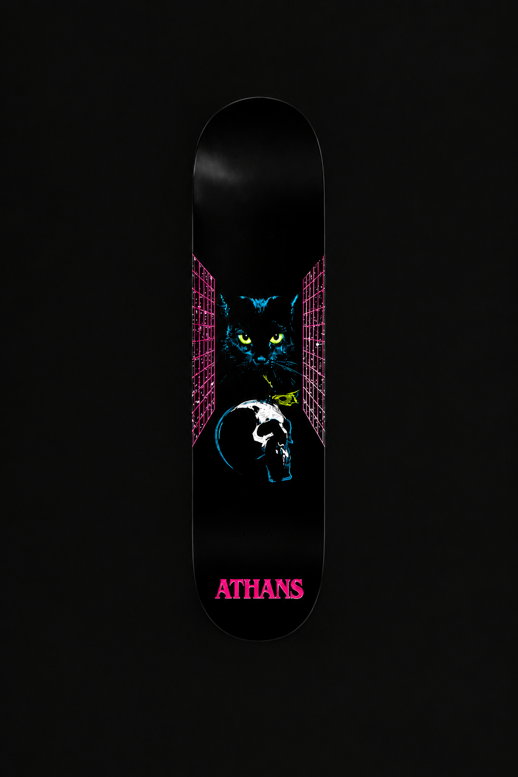 Deathwish "Prey" Black Cat Halloween 26' Chris Athans Pro Skate Deck 8.475"