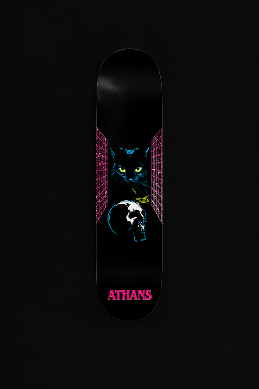 Deathwish "Prey" Black Cat Halloween 26' Chris Athans Pro Skate Deck 8.475"