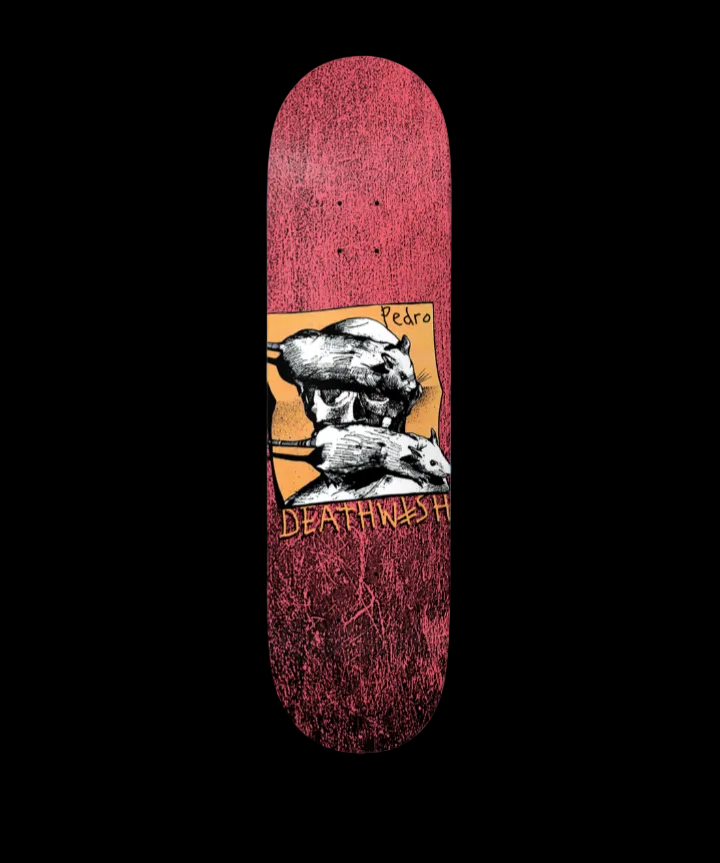 Deathwish "Rat Race" Halloween 26' Pedro Delfino Pro Skate Deck 8.475"