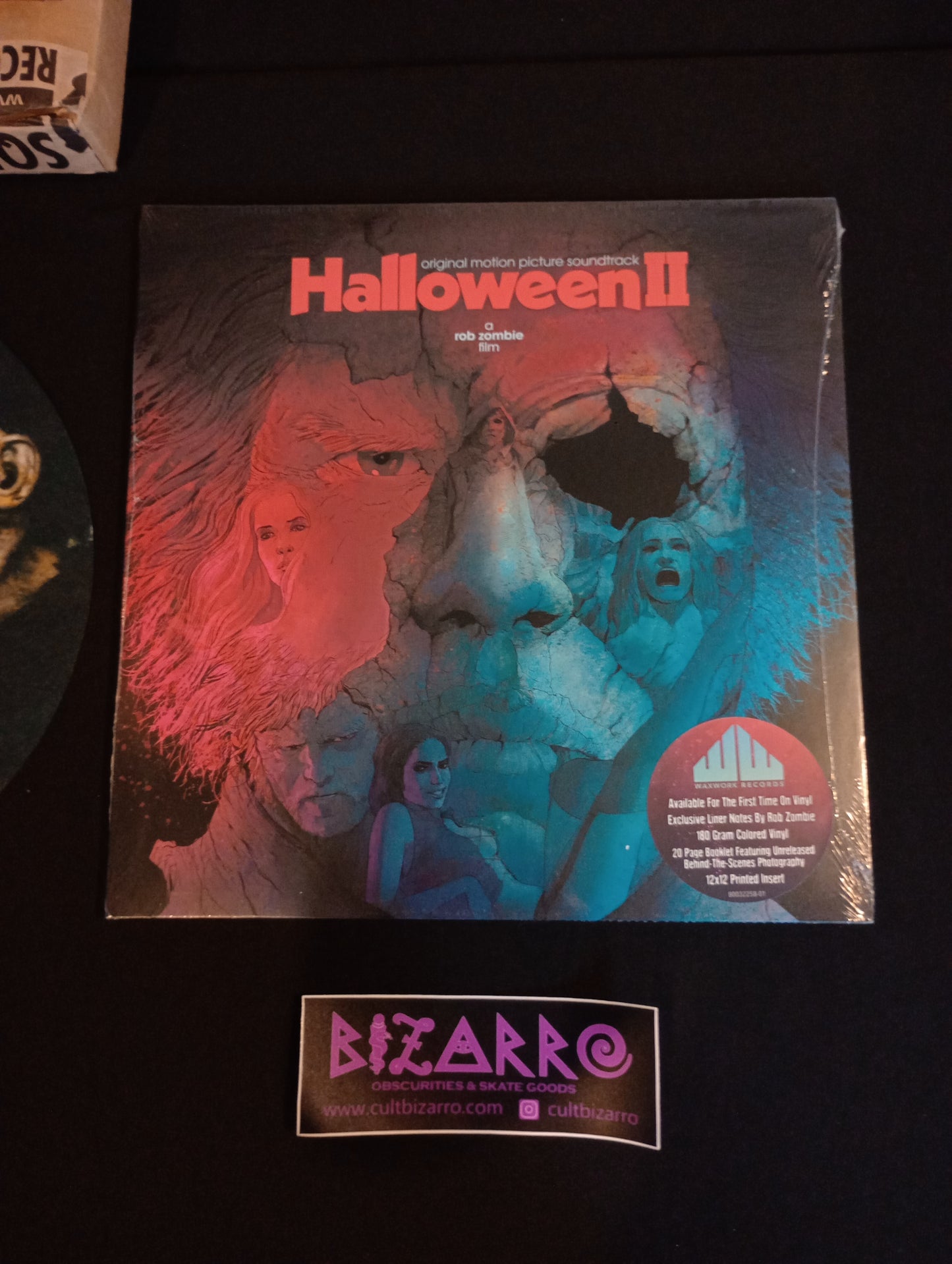 Waxwork Records Rob Zombie's Halloween 1 & 2 OST Vinyl Records w/slipmat + John Carpenter's Lost Themes III Vinyl Record