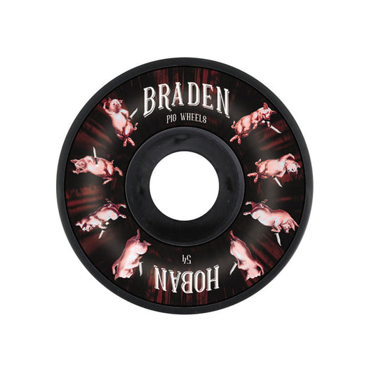 Pig Braden Hoban Pro Wide Black Skate Wheels 54mm 99a