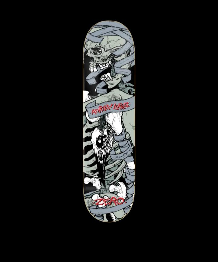 Zero Skateboards "Pushead" Reissue Adrian Lopez Pro Skate Deck 8.25"