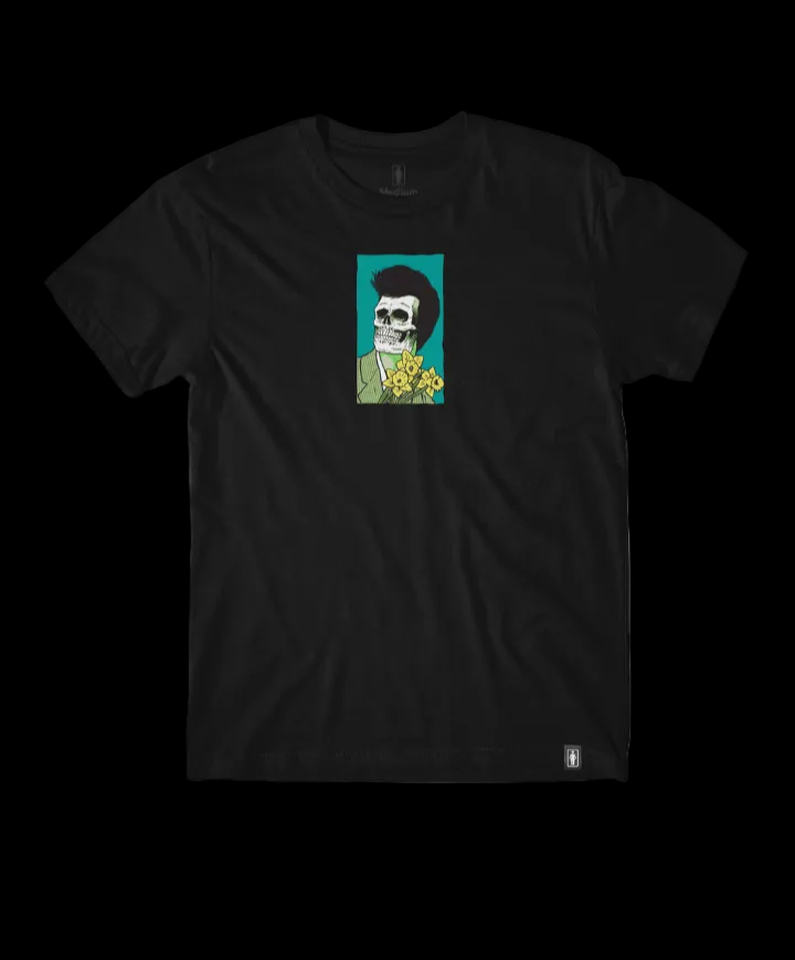 Girl Skateboards "Skull of Fame" Morrissey The Smiths Black *Limited Edition Skate Shirt