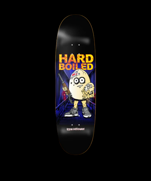 Heroin "Hard Boiled" Cult Action Film Symmetrical Egg Shaped Team Skate Deck 9.25"