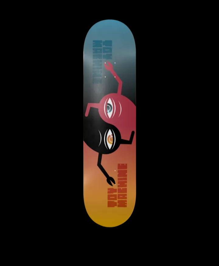 Toy Machine Yin Yang Symmetrical Twin Tail Skate Deck 8.25"