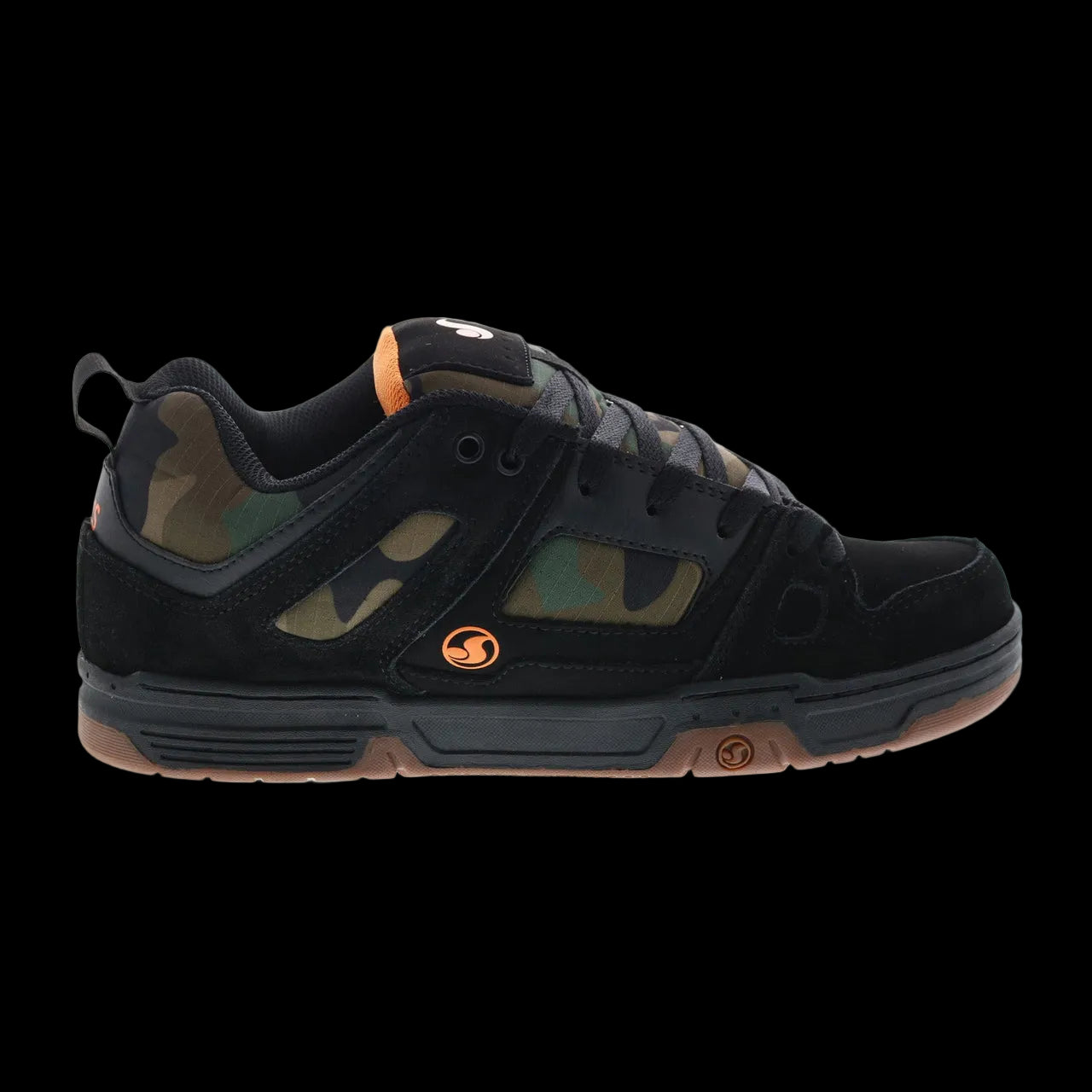 DVS Gambol Black/Camo Suede/Nubuck/Leather Skate Shoes
