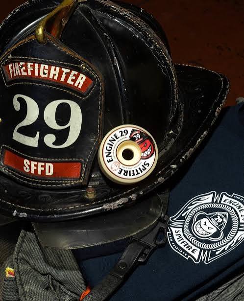 Spitfire x Engine 29 Fire Company Conical Wheels Multi-Sizes 99du