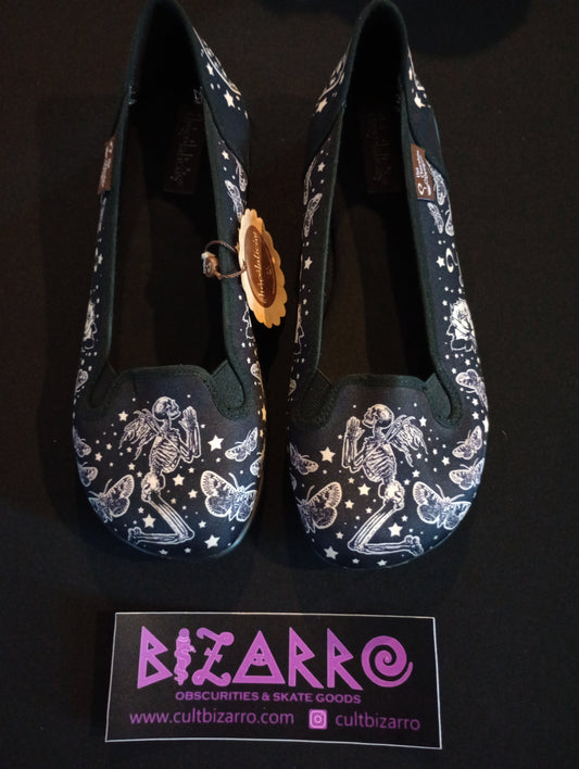 Hot Chocolate Design (Dark Chocolate) Chocolaticas® (Retired) Flats Praying Skeleton Angels Mary Jane Shoes